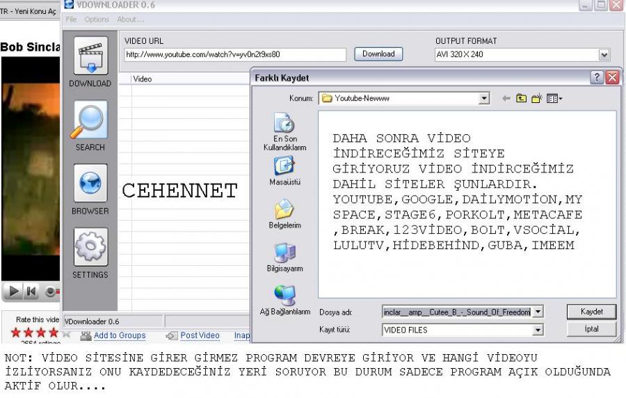 VDownloader 0.6 Sorunsuz Zahmetsiz İndirin iZLeyin