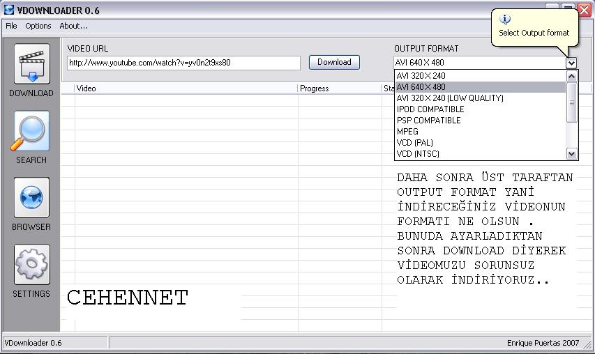 VDownloader 0.6 Sorunsuz Zahmetsiz İndirin iZLeyin