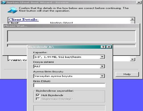 Symantec Norton GHOST Resimli anlatim