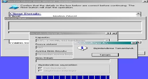 Symantec Norton GHOST Resimli anlatim