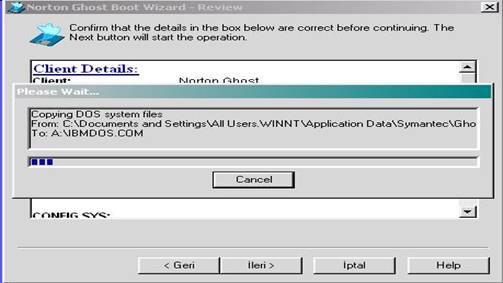 Symantec Norton GHOST Resimli anlatim