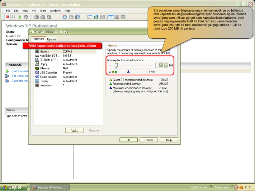 Sanal Bilgisayar (WMvare Workstation )