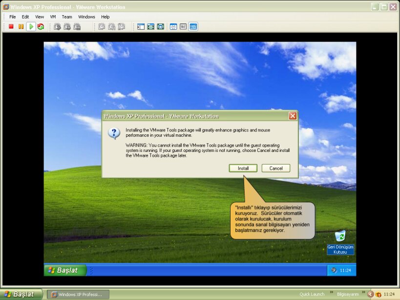 Sanal Bilgisayar (WMvare Workstation ) Sanal Bilgisayar (WMvare Workstation )