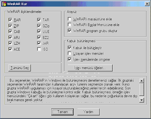 Winrar Kullanımı 3.51 TR Winrar Kullanımı 3.51 TR