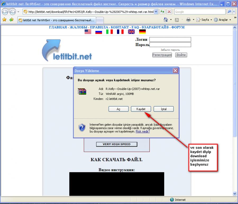 etitbit.net sitesinden nasıl dosya indirilir