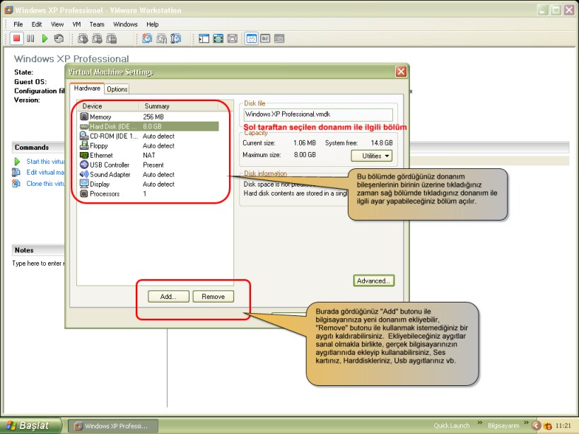 Sanal Bilgisayar (WMvare Workstation ) Sanal Bilgisayar (WMvare Workstation )