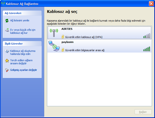 Bilgisayarı Birbirine Kablosuz Bağlama