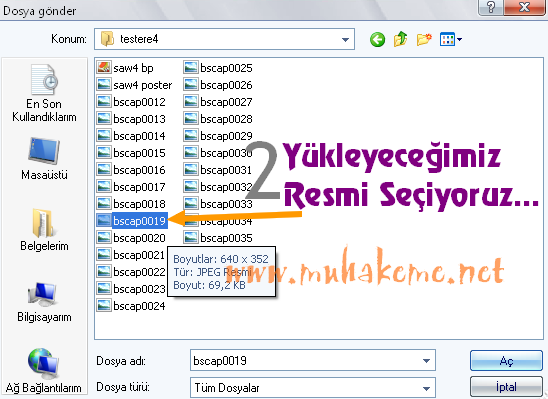 Bilgisayarınızdaki Resmi Foruma ekleme Resimli anlatım (imageshack.us)