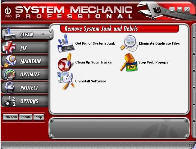 system mechanic kullanımı
