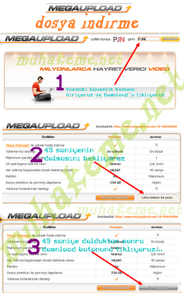 MegaUpload'dan Dosya indirme Resimli Anlatım