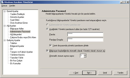 Windows Katılımsız-Otomatik Kurulum