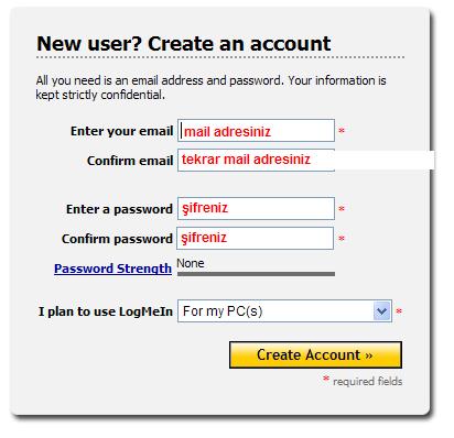 Logmein Bilgisayarınıza Uzaktan Bağlanın Logmein Bilgisayarınıza Uzaktan Bağlanın