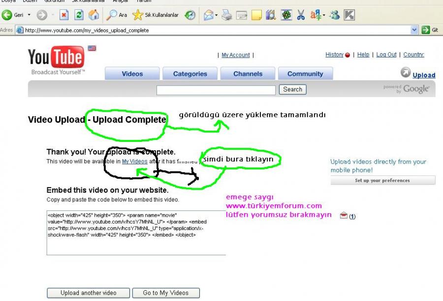 Youtube video nasıl yüklenir resimli anlatım