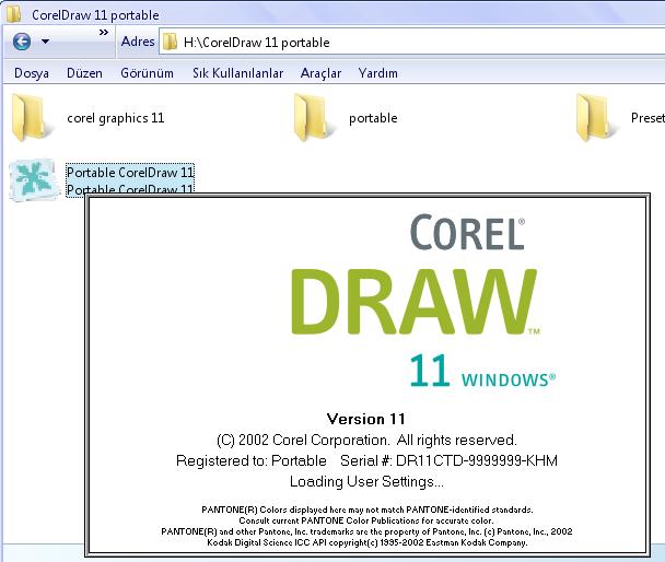 Portable CorelDraw 11 | 44,1 Mb