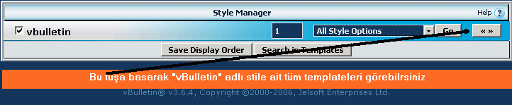 Vbulletindeki temanizi resetlemek orjinaline döndürmek Vbulletindeki temanizi resetlemek orjinaline döndürmek