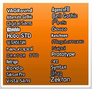 Web 2.0 Fontları