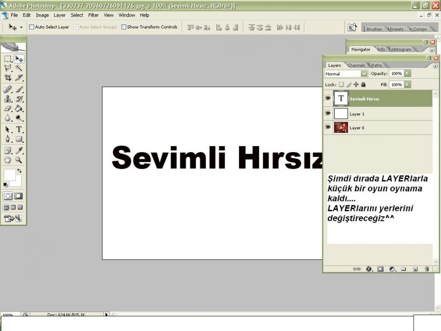 Photoshopta Yazı içine Resim Koyma Photoshopta Yazı içine Resim Koyma