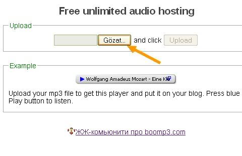 Boomp3 deki mp3 ü Foruma ekleme Resimli anlatim