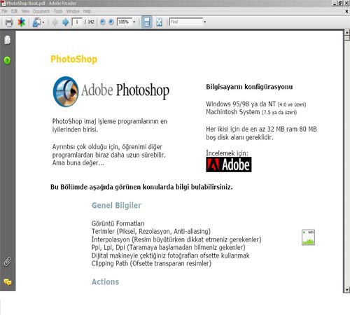 Photoshop PDF Kaynak