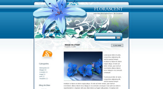 Florascent Blogger Template indir-download