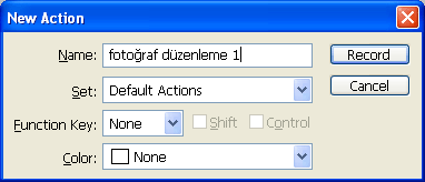 Photoshop'da Action Hazırlamak Ve Otomatik Kullanmak
