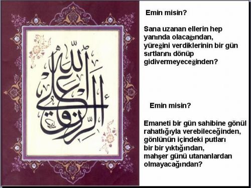 ..:Emin Misin?:..