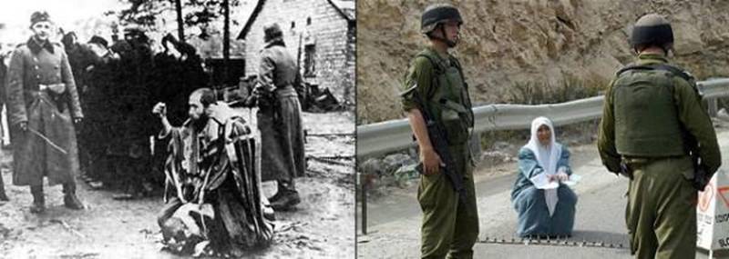 Hitler zulmü ve israil zulmü - resimlerle