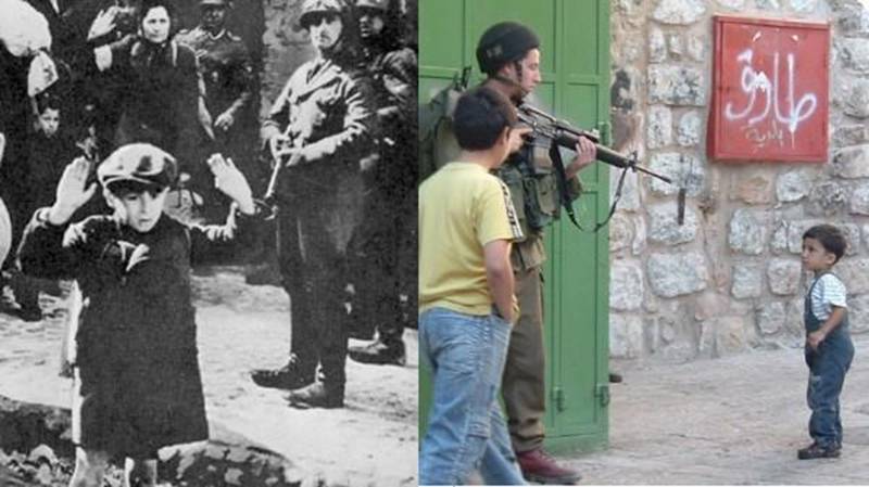 Hitler zulmü ve israil zulmü - resimlerle