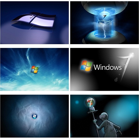 Windows 7 Duvar Kağıtları karışık