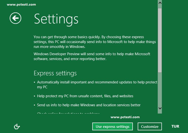 Resimli anlatım >  Windows 8 Nasıl Yüklenir