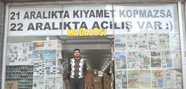Uyanık esnaf 'sözde kıyamet'i böyle kullandı Uyanık esnaf 'sözde kıyamet'i böyle kullandı