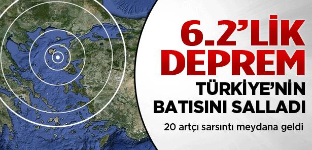 Saniye saniye deprem anı!