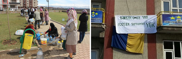Heyelan Bingöl'ü vurdu, 7 gündür su yok! Heyelan Bingöl'ü vurdu, 7 gündür su yok!