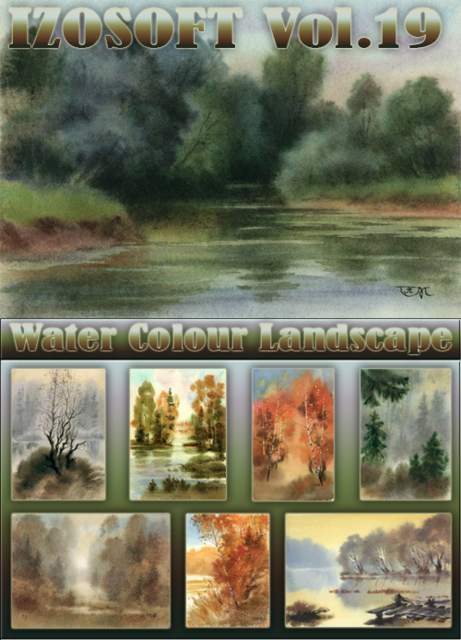 Water color landscape - sulu boya resimleri