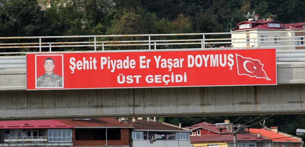 Şehit erin ismi üstgeçide verildi Şehit erin ismi üstgeçide verildi