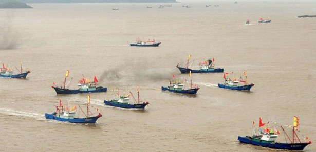 Çin balıkçı ordusuyla meydan okuyor 