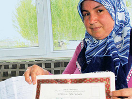 İlkokul mezunu kadına öğrenim kredisi borcu!