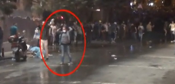 İşte o provokatör!