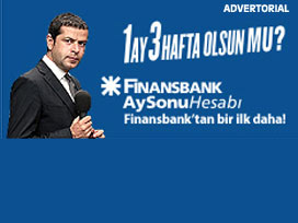 1 ay 3 hafta olana kadar Finansbank’tan AySonu Hesabı 