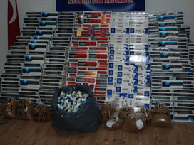 19 bin 543 paket kaçak sigara yakalandı 
