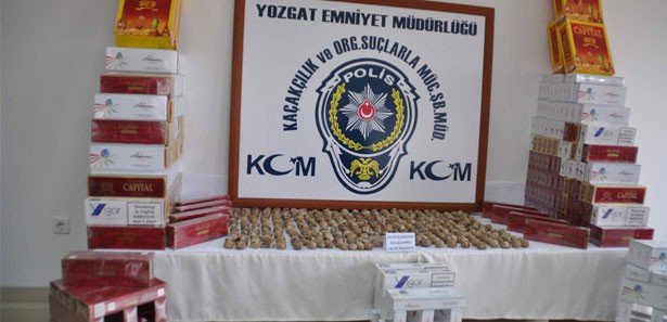 500 ceviz içerisinde eroin ele geçirildi