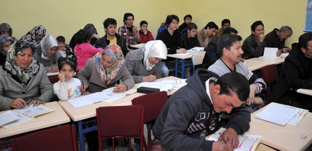 Afganlılar Gümüşhane'de Türkçe öğreniyor 