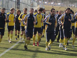 Ankaragücü'nde yabancılar antremanda 