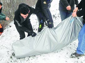 Ava çıkıp kendini vurdu donarak öldü 