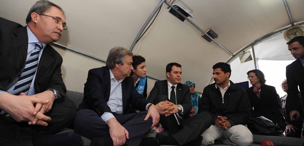 BM komiseri Gaziantep'teki çadır kentte 