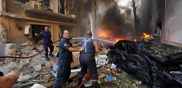 Beyrut'tan büyük patlama 