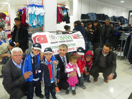 Bilge Köyü yetimlerini İHH unutmadı