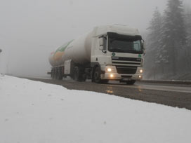 Bolu Dağı'nda trafik felç oldu 