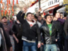 Buca'da belediye işçilerinden eylem