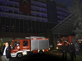 Büyük Samsun Otel'de yangın paniği 